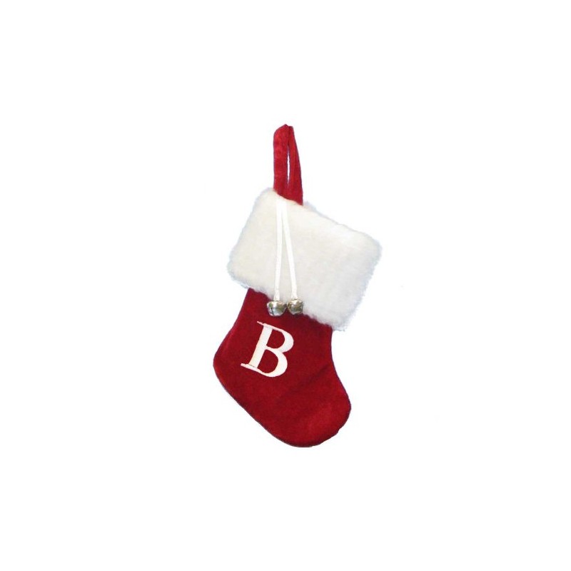 Monogrammed "B" Miniature Stocking