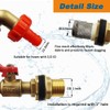Rain Barrel Spigot kit, Brass Outdoor Faucets, Water Spigot-Include Filter,Bulkhead