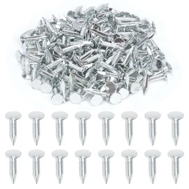 Swpeet 300Pcs 3/4 Inch High Quality Galvanized Roofing Felt Nails, Roofing Felt Nails Suit for Fasten Roofing Felt, Asphalt Shingles and Insulation Board
