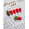 Watermelon Nail - Oval (Round) / 수박네일 - 오벌(둥근)
