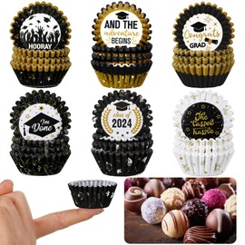 600 Counts Valentine's Day Candy Cups Paper Candy Making Supplies Heart Baking Supplies Snowflake Elk Mini Cupcake Liner Xmas Mini Baking Cups Holiday Candy Paper Wrappers, 6 Styles (Sweet)