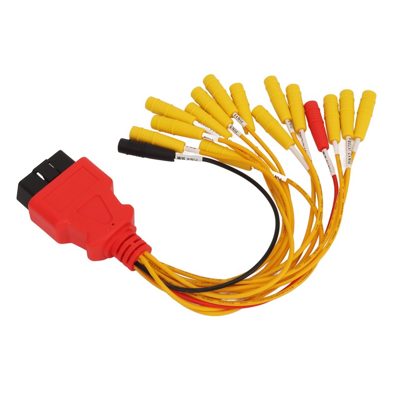 16 Pin Jumper Cable Safe Connection Female OBD Connector Diagnostic