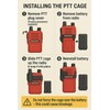 DM32 UV32 PTT Cage Button Protector for baofengs