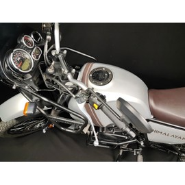 MOVITEC ACCESSORIES Motorcycle Gas Cap Cover for Royal Enfield Himalayan Stainless Steel