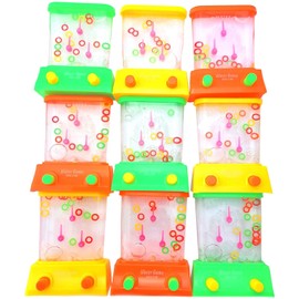 STUWU 10 Patience Games with Water Filled Water Pinball Pillar Party Bag Children's Birthday Party Bag