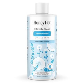The Honey Pot Company Lavado Femenino Infundido Base Hierbas Tipos Piel Sensible Productos Higiene Plantas Equilibrados Aloe Pepino Onzas Líquidas