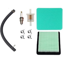 GCV160 Air Filter Tune Up Kit Fit for Honda GCV190 GC190 GC160 GX100 HRC216 HRR216 HRR2169VKA HRX217 Lawn Mower,Spark Plug 17211-ZL8-023 Air Cleaner
