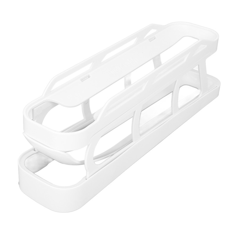 Rolling Egg Dispenser 2 Tier Space Saving Automatic Roll Down