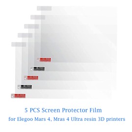 LANEKGU - Protector de pantalla resistente al desgaste, a prueba de fugas para impresora 3D Elegoo Mars 4, Mars 4 Ultra Resin, 5 unidades