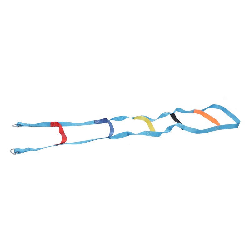 Kids Rope Ladder 6.6ft 6 Steps Colorful Climbing Rope Ladder