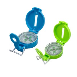 Lensatic Compass Hiking Backpacking Compass | Orienteering Compass Camping Navigation - Boy Scout Compass for Kids | Professional Field Compass for Map Reading - Best TurnOnSport Survival Gifts