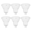 6pcs Brightness Dimming LED Spot Light Bulbs 360LM MR11 LED