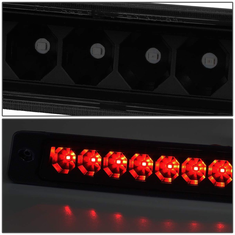 LED Tinted Third 3rd Tail Brake Light High Mount Stop
