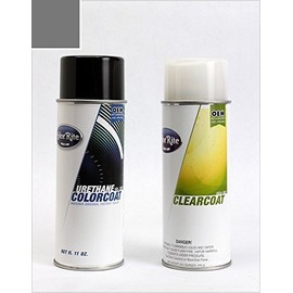 ColorRite Aerosol for Dodge Ram Automotive Touch-up Paint - Charcoal Gray Metallic AA9/DT1619 - Color+Clearcoat Package