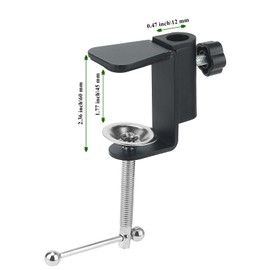 MAHIONG 6 Pcs Quick Grip C Clamp, Desk Table Mount Bracket with Adjustable Interface Aperture, Desk Light Clamp Mount Holder for Monitors, Lamps