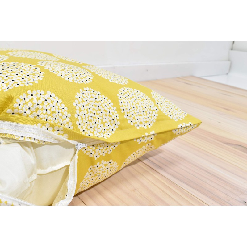 FABRIC'S Nordic Stylish Hydrangea Cushion Cover Made in Japan Fabric