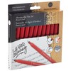 MANUSCRIPT Handwriting Pens Black - pack of 12 handwriters with