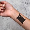 4 x 'Waving Chinese Flag' Temporary Tattoos - Water Resistant,
