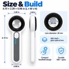 60X LED Magnifying Glass with UV Light, USB-C Rechargeable Handheld