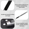 6 Pcs Leather Belt Hole Puncher Tool For Leather Oval