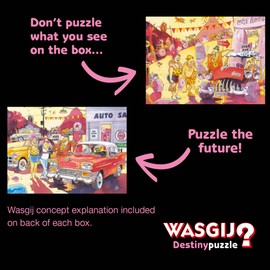 Wasgij Destiny 28, Dad Cave - Unique 1000 Piece Jigsaw Puzzles for Adults, Colourful, Fun, Challenging & Brainteasing 1000 Pc Adults Jigsaw Puzzle - 100% Recycled Cardboard - Jumbo