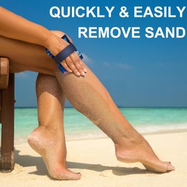 HSDMDMS Sand Remover for Beach, Sand Removal Bag, Must Haves Gift for Beach Vacation Camping Travel Trip Talc-Free