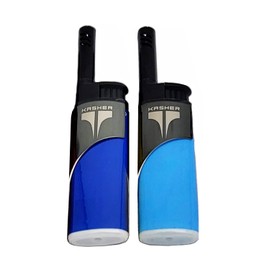 Kasher EZ Reach Candle Lighter with Candle Tool - Extended Wand - Ideal for Lighting Scented Candle Jar, Camping, Outdoor, and BBQ - Pack of 2