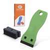 EHDIS 1.5-inch Plastic Razor Scraper with 10pcs Double Edged Plastic