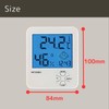 HATUSOKU Digital Thermometer/Hygrometer, Temperature and Humidity Meter, Comfort Level Face