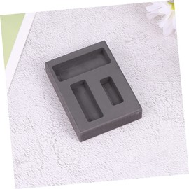 IWOWHERO Graphite Ingot Mold with Slots Melting Casting Mould for Gold Silver Non Ferrous Metal Premium Quality with Thermal Stability Black