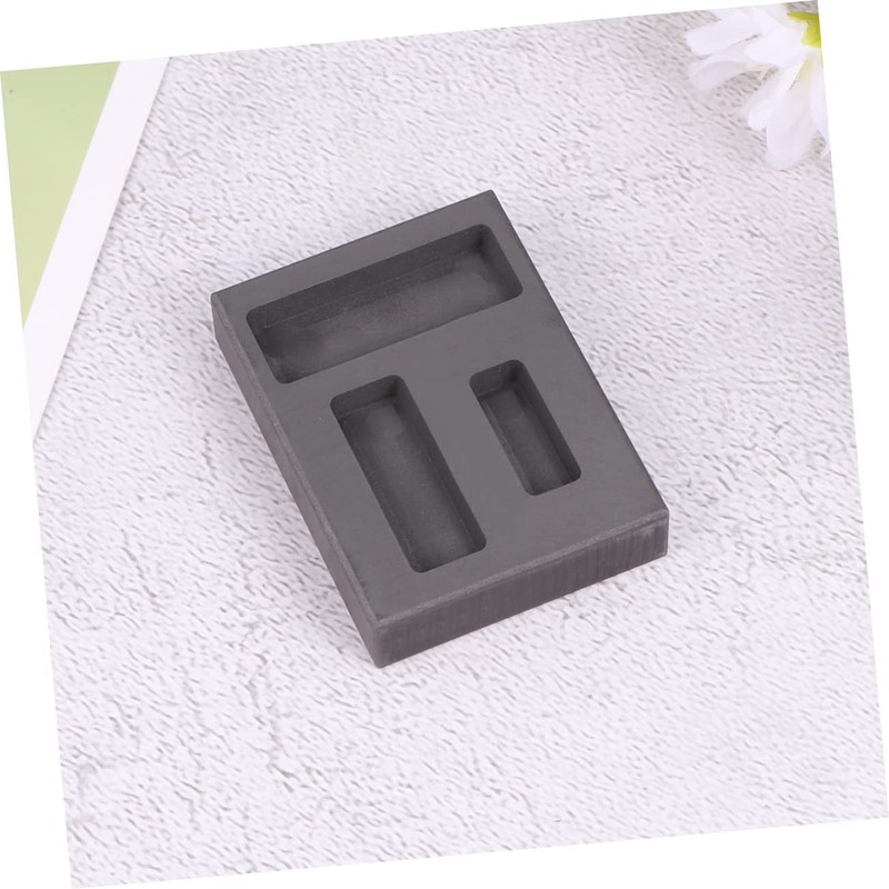 IWOWHERO Graphite Ingot Mold with Slots Melting Casting Mould for