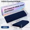 Sushret L-Shaped Desk Elbow Pad for Desk, 2-Pack Memory Foam