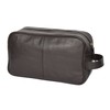 Real Leather Wash Bag for Mens Shaving Dopp Kit Toiletries