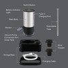 KITCHENDAO Rechargeable Electric Wine Aerator Dispenser and Wine Saver Pump,