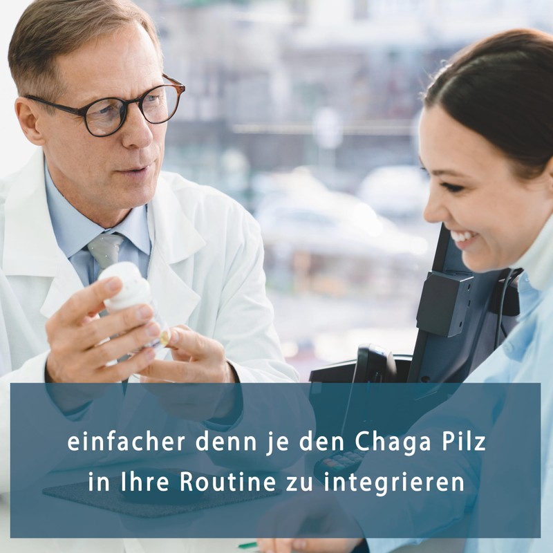 Natur Total 120 Capsules Chaga Mushroom Vital Mushroom (Inonotus Obliquus)