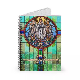 none Our Lady of Knock Stained Glass Journal, Catholic Adoration Journal Gift