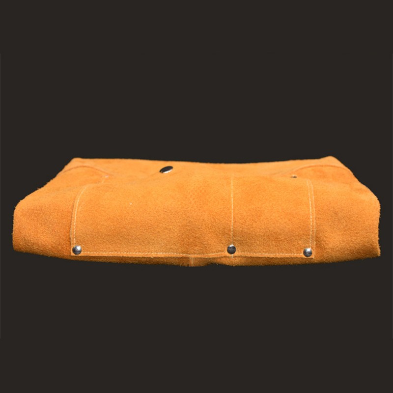 Thickened Anti Scald Apron with Pockets Electrician Woodworking Wear Resistant