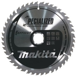 Makita E-06987 EFFICUT Circular Saw Blade Diameter 216 x 2.0 x 30 mm, 45 Teeth, 10° Tooth Angle, for Clean and Fast Cutting in Wood, for Cordless Cap and Mitre Saws