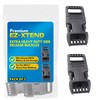 EZ-Xtend Extra Heavy Duty Side Release Buckle - Strongest Plastic