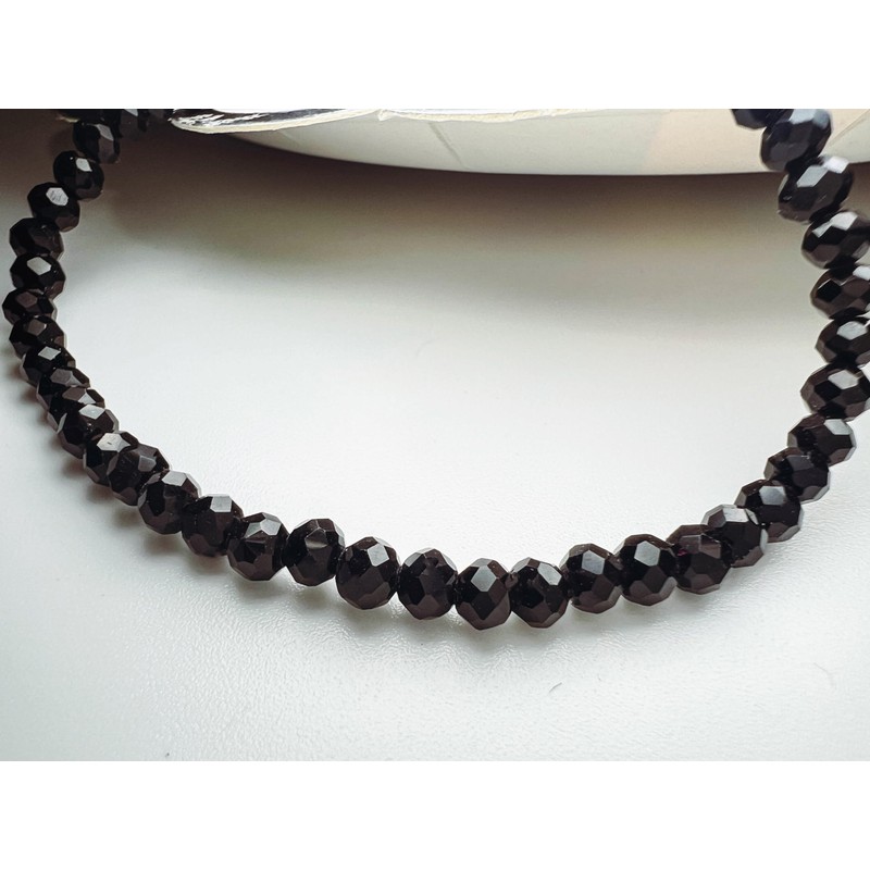 EUMENIDES Natural Crystal Stone Bracelet, 4MM, Elastic Band, Natural Gemstones,