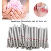 Grcfumo 50Pcs Nail Polishing Head, Carborundum Nail Drill Bits Kit,