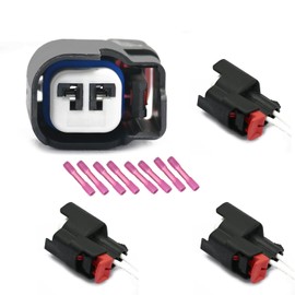 GROBARPART Pack of 4 PTA1071, S-1895, S1895, 1P2047 Front Rear Left Right Abs Wheel Speed Sensor Connector Compatible with Jeep Wrangler 2007-2017, Liberty 2008-2012, Wrangler Jk 2018