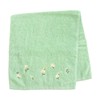 OKA Fleur Blanc Towel, Approx. 30.3 x 13.4 inches (77