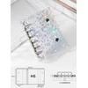 REYLNXR Seal Pad, Clear, Laser Star, PVC, M5 Size, Tri-fold,