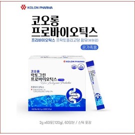 Kolon Probiotics Lactobacillus Stick 60 Packets Youth and Whole Family Lactobacillus Synbiotics Probiotic Stick / 코오롱 프로바이오틱스 유산균 스틱 60포 청소년 온가족 유산균 신바이오틱스 프로바이오스틱
