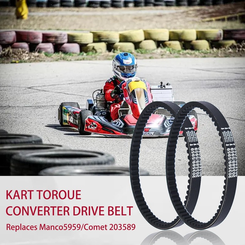 3 correas de transmisión Go Kart Series 30 reemplazan a