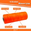 Mason Line, String Line, 500Ft, #18 Braided Nylon String, Nylon