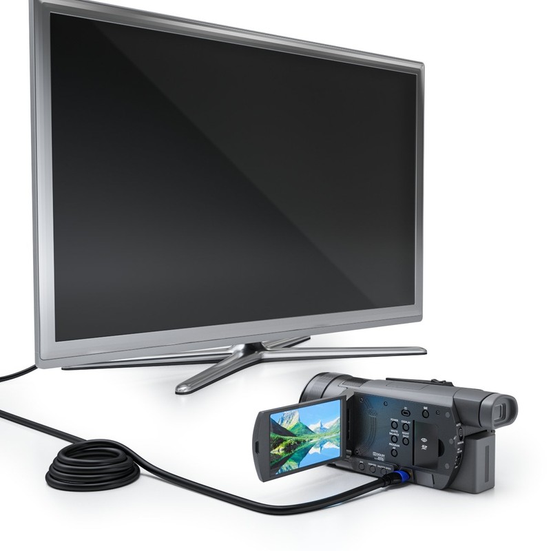 DeleyCON HDMI Mini Cable - HDMI 2.0/1.4 A Compatible -