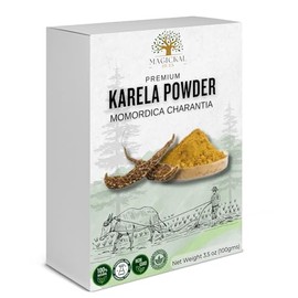 Magickal Hues Karela Powder 3.5 oz Bitter Melon Powder (Bitter Gourd) for Smoothies, Tea, Juices, and DIY Recipes Finely Ground Bittermelon for Culinary and Wellness Use