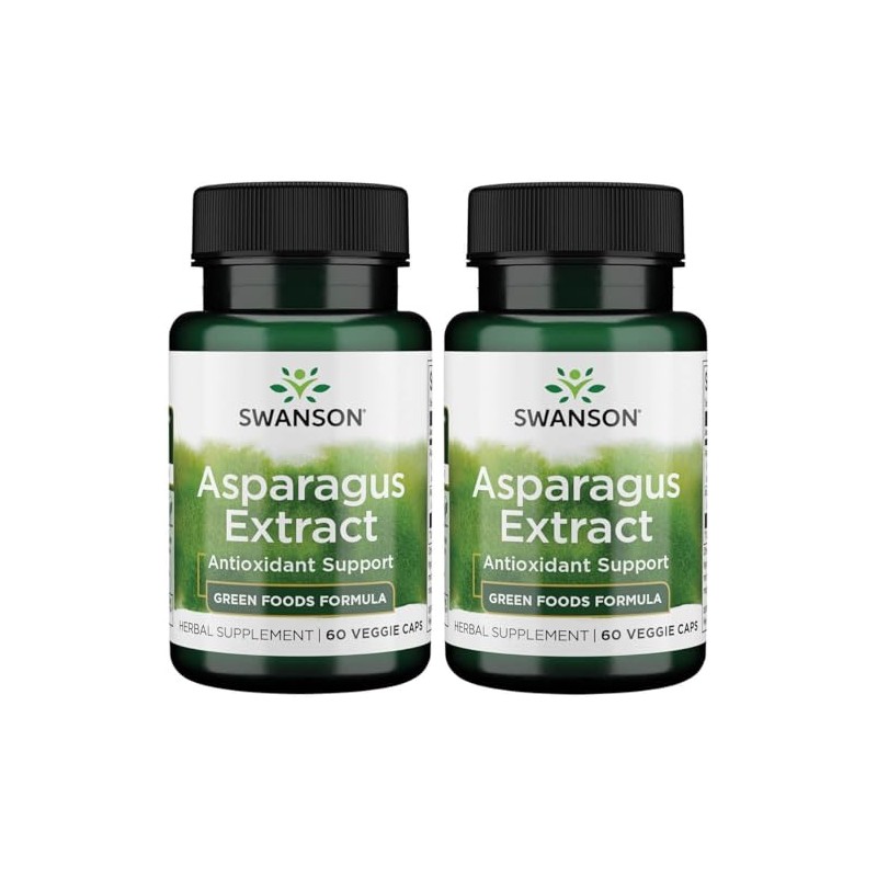 Swanson Full Spectrum Asparagus Young Shoots 400 mg 60 Caps